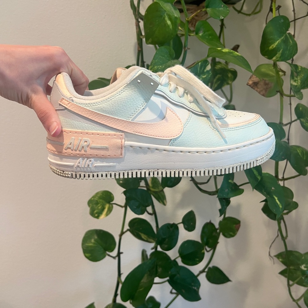 Nike Airforce 1 - White, Pink, & Blue